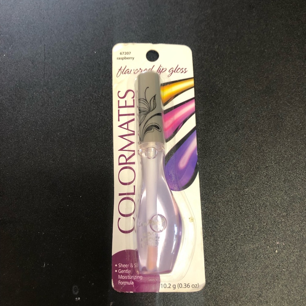 Colormates 67207 Raspberry Flavored Lip Gloss.  Size .36 Oz.  NWOT.  Makeup